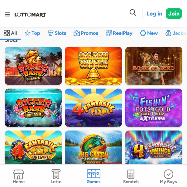 Lottomart Games Live Casino