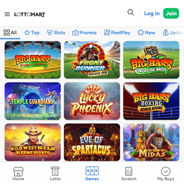 Lottomart Games Slots Collection