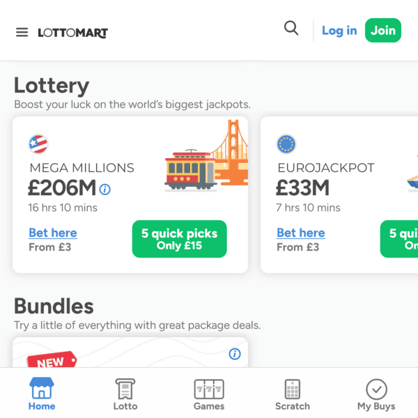 Lottomart Lottery Overview Mega Millions Eurojackpot